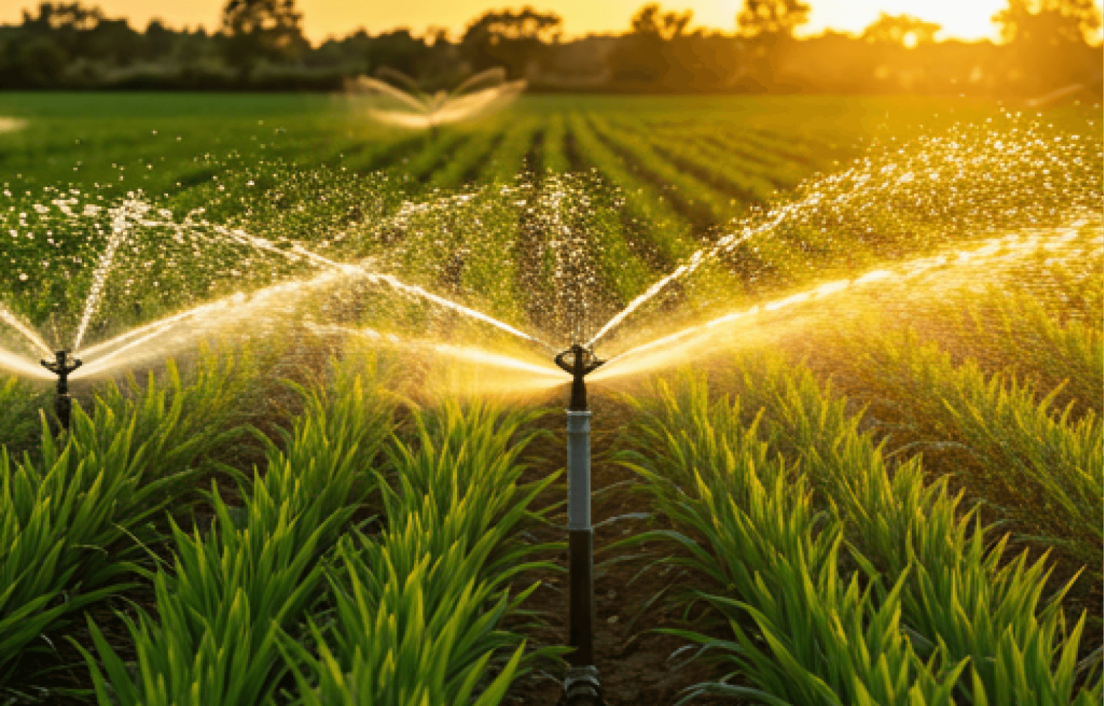 Comercialização de irrigação e bombas para poços artesianos.